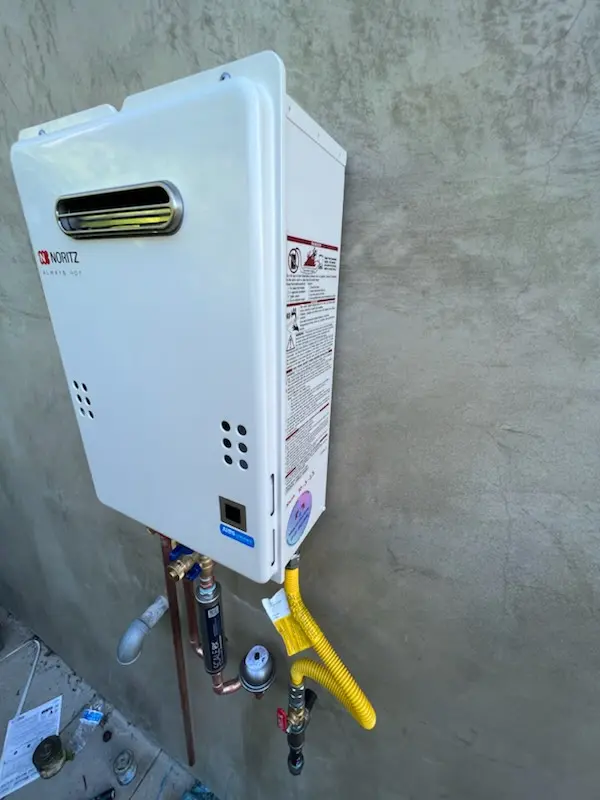 Tankless water heater installation for Wildwood homes